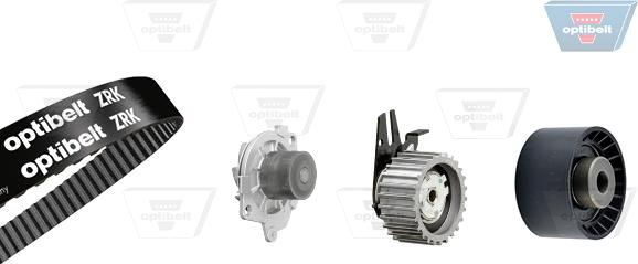 Optibelt KT 1524 W1 - Water Pump & Timing Belt Set autospares.lv