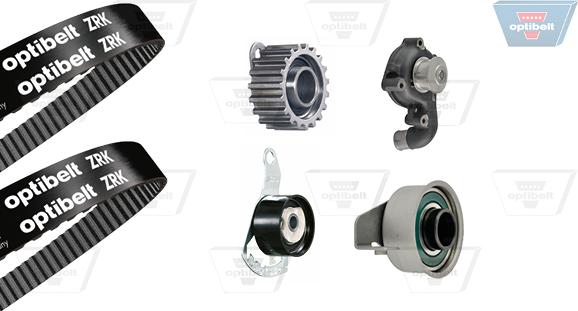 Optibelt KT 1035 W1 - Water Pump & Timing Belt Set autospares.lv