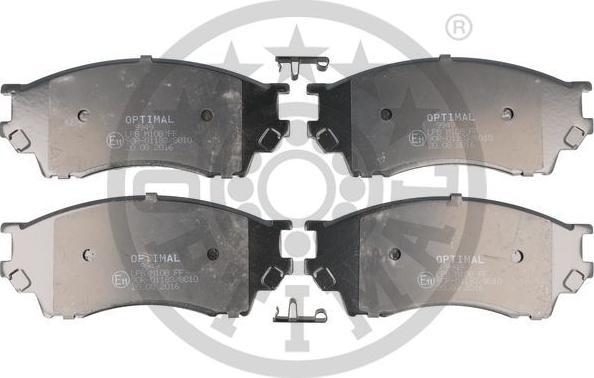 Optimal 9949 - Brake Pad Set, disc brake autospares.lv