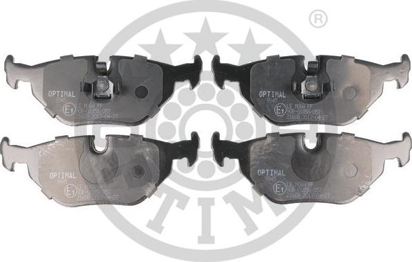 Optimal 9945 - Brake Pad Set, disc brake autospares.lv