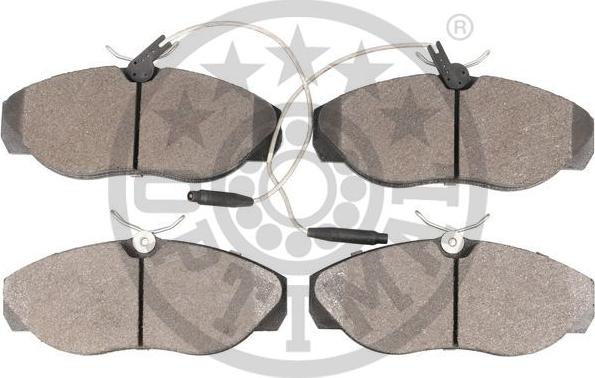 Optimal 9943 - Brake Pad Set, disc brake autospares.lv