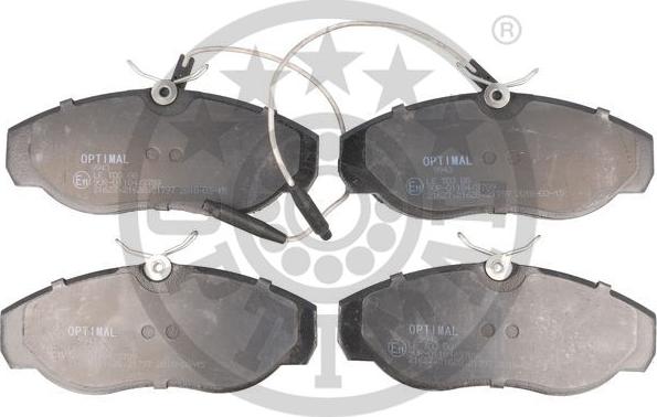 Optimal 9943 - Brake Pad Set, disc brake autospares.lv