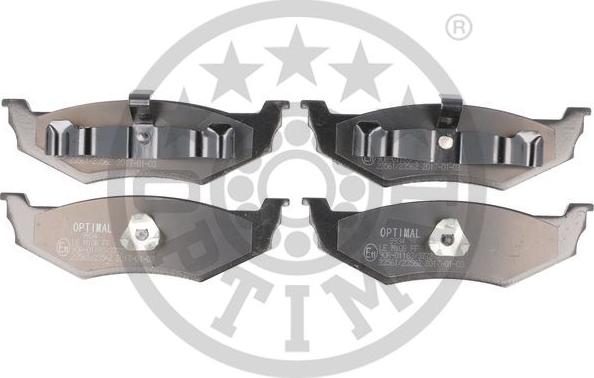 Optimal 9934 - Brake Pad Set, disc brake autospares.lv