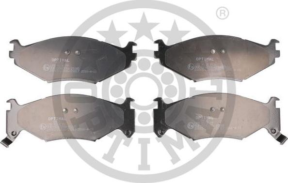 Optimal 9937 - Brake Pad Set, disc brake autospares.lv