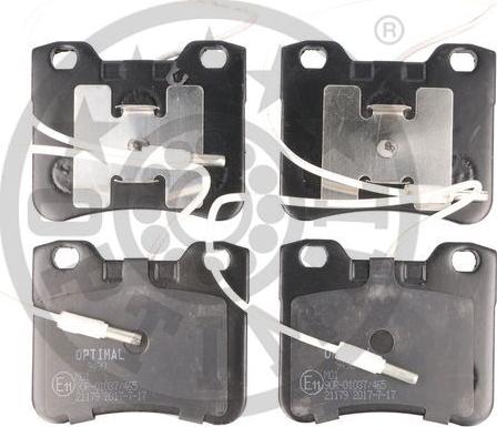 Optimal BP-09490 - Brake Pad Set, disc brake autospares.lv
