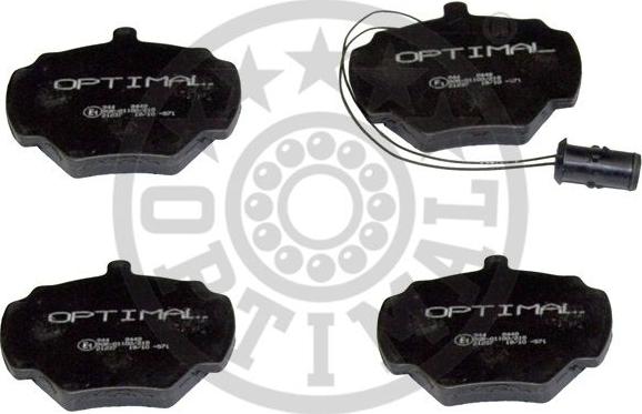 Optimal 9449 - Brake Pad Set, disc brake autospares.lv