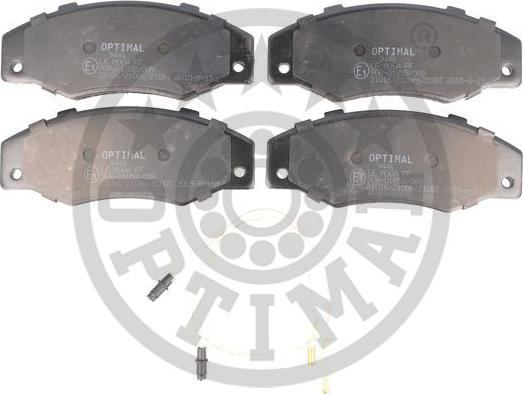 Optimal 9446 - Brake Pad Set, disc brake autospares.lv