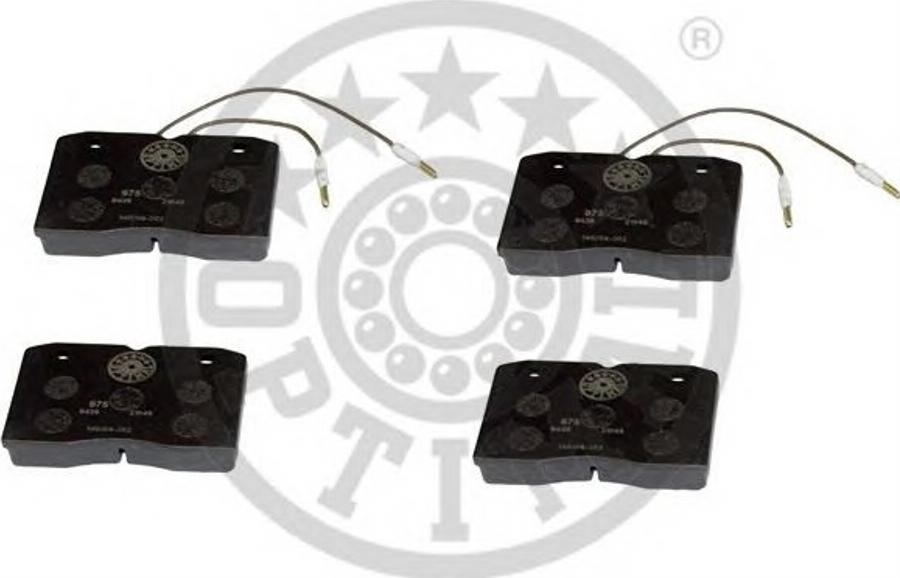 Optimal 9436 - Brake Pad Set, disc brake autospares.lv