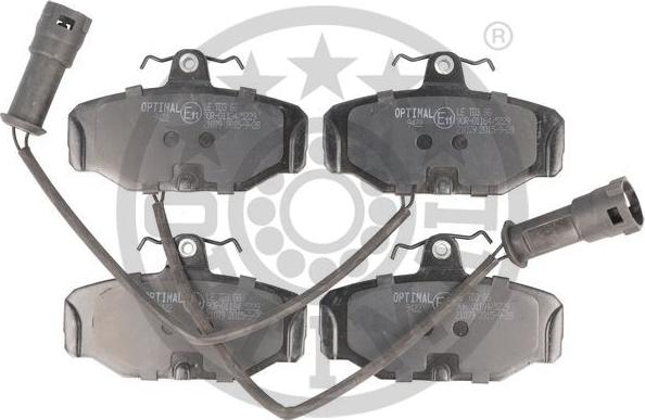 Optimal 9422 - Brake Pad Set, disc brake autospares.lv