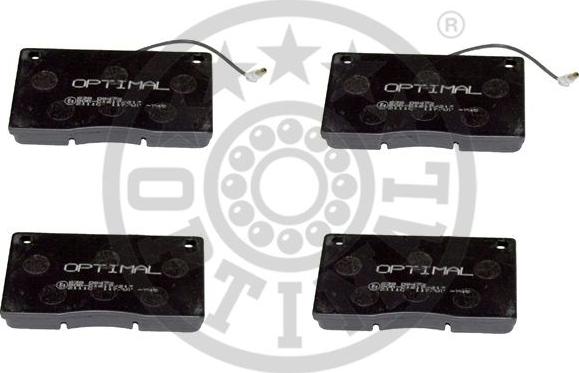 Optimal 9473 - Brake Pad Set, disc brake autospares.lv