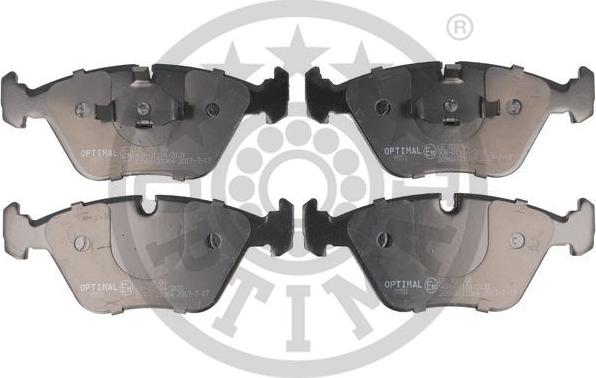 Optimal 9551 - Brake Pad Set, disc brake autospares.lv