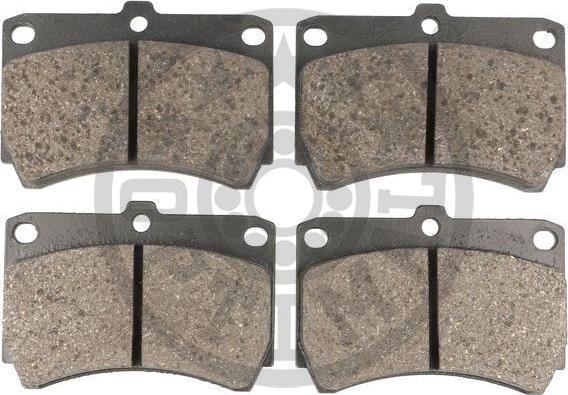 Optimal BP-09569 - Brake Pad Set, disc brake autospares.lv