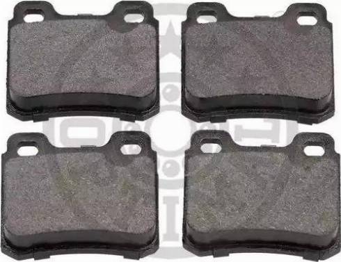 Optimal 9589 - Brake Pad Set, disc brake autospares.lv