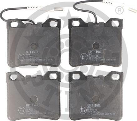 Optimal 9649 - Brake Pad Set, disc brake autospares.lv