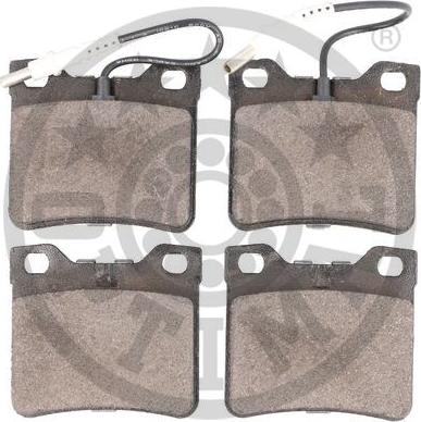 Optimal BP-09649 - Brake Pad Set, disc brake autospares.lv