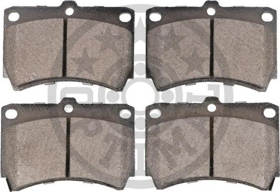 Optimal BP-09661 - Brake Pad Set, disc brake autospares.lv