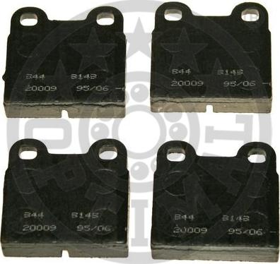 Optimal 9149 - Brake Pad Set, disc brake autospares.lv