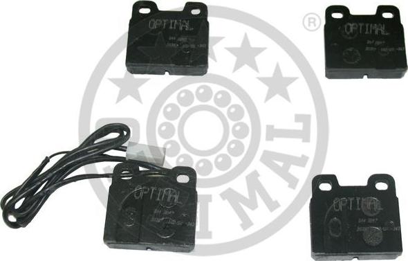 Optimal 9847 - Brake Pad Set, disc brake autospares.lv