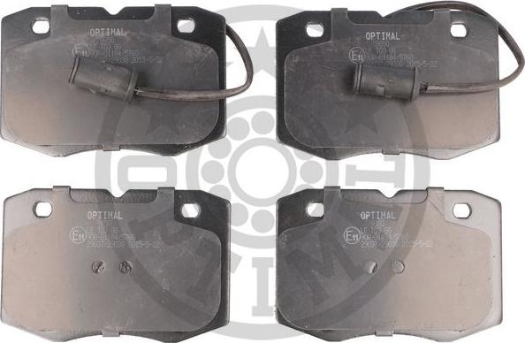 Optimal 9850 - Brake Pad Set, disc brake autospares.lv