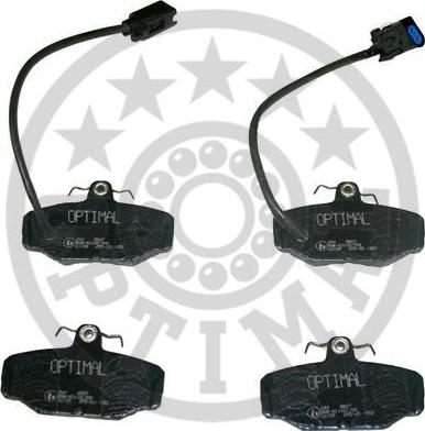 Optimal 9867 - Brake Pad Set, disc brake autospares.lv