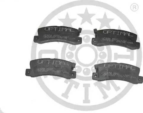 Optimal 9807 - Brake Pad Set, disc brake autospares.lv