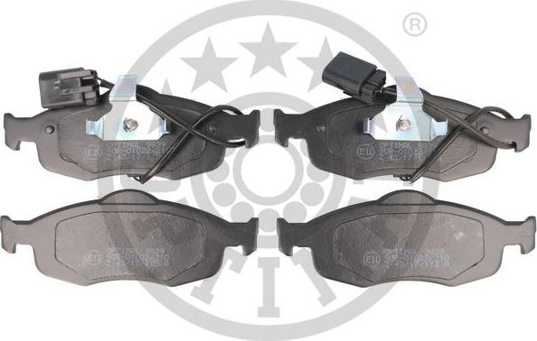 Optimal 9839 - Brake Pad Set, disc brake autospares.lv