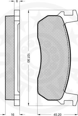 Optimal 9359 - Brake Pad Set, disc brake autospares.lv
