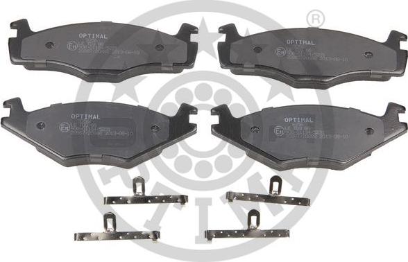 Optimal 9356 - Brake Pad Set, disc brake autospares.lv