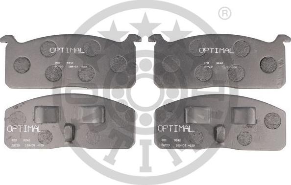 Optimal 9242 - Brake Pad Set, disc brake autospares.lv