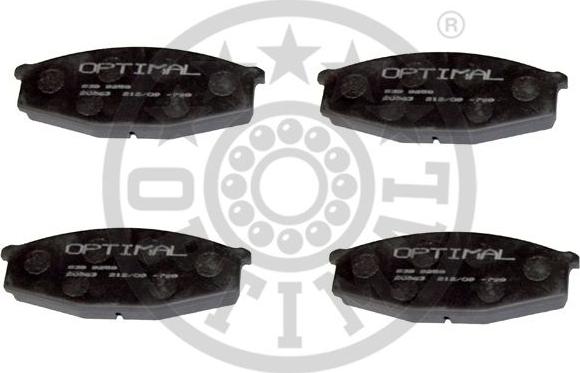 Optimal 9259 - Brake Pad Set, disc brake autospares.lv