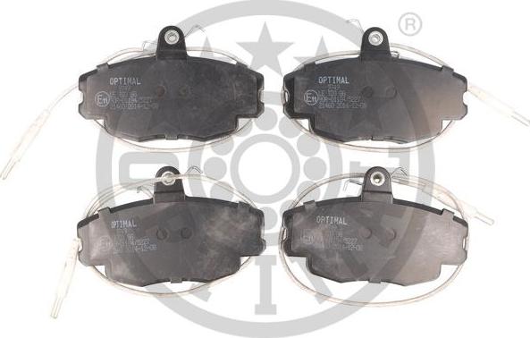 Optimal 9749 - Brake Pad Set, disc brake autospares.lv