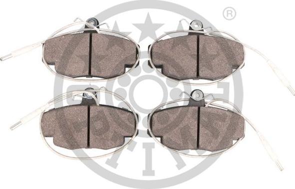 Optimal 9749 - Brake Pad Set, disc brake autospares.lv