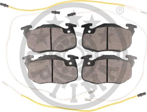 Optimal 9750 - Brake Pad Set, disc brake autospares.lv