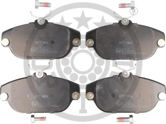 Optimal 9736 - Brake Pad Set, disc brake autospares.lv