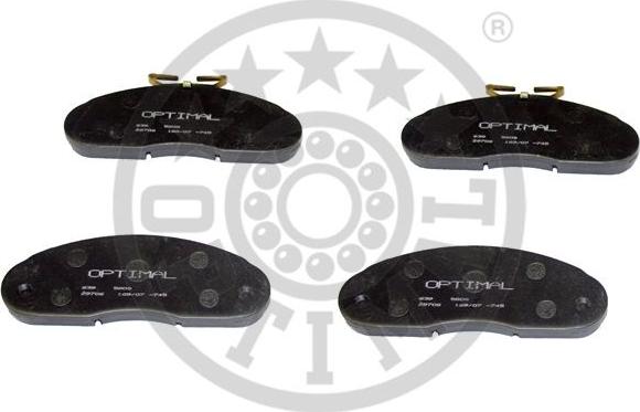 Optimal 5908 - Brake Pad Set, disc brake autospares.lv