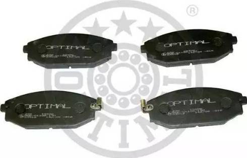 Optimal 10406 - Brake Pad Set, disc brake autospares.lv