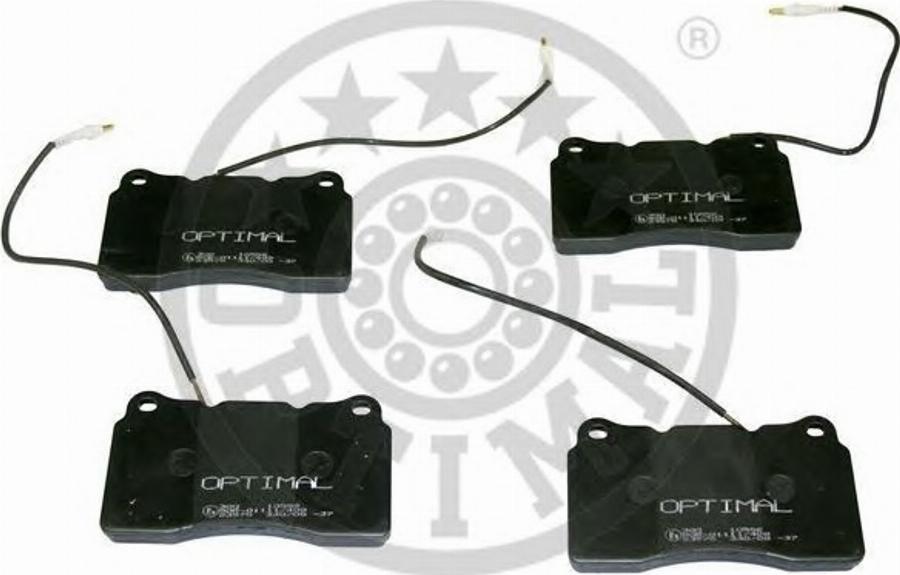 Optimal 10556 - Brake Pad Set, disc brake autospares.lv