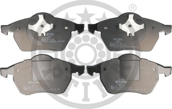 Optimal 10064 - Brake Pad Set, disc brake autospares.lv