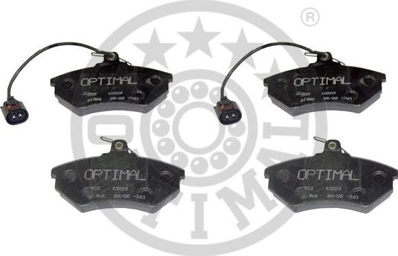 Optimal 10003 - Brake Pad Set, disc brake autospares.lv