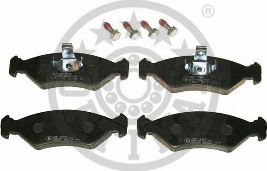 Optimal 10148 - Brake Pad Set, disc brake autospares.lv