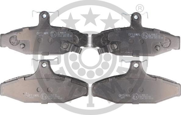 Optimal 10156 - Brake Pad Set, disc brake autospares.lv