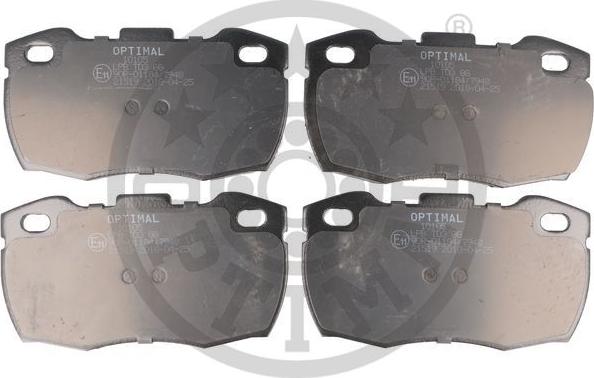 Optimal 10105 - Brake Pad Set, disc brake autospares.lv