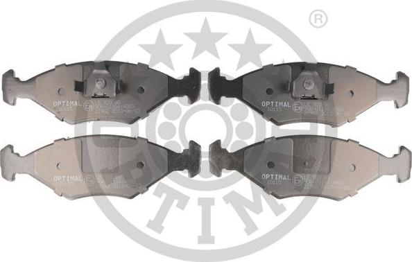 Optimal BP-10115 - Brake Pad Set, disc brake autospares.lv