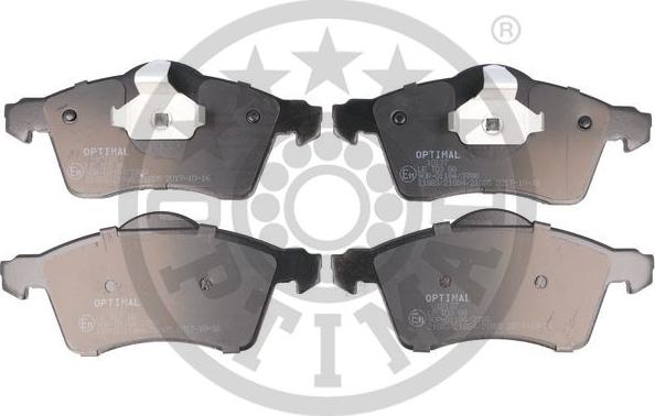 Optimal BP-10137 - Brake Pad Set, disc brake autospares.lv