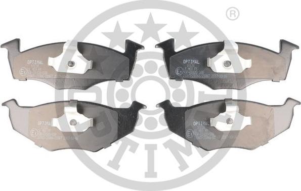 Optimal 10128 - Brake Pad Set, disc brake autospares.lv