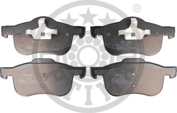 Optimal 10348 - Brake Pad Set, disc brake autospares.lv