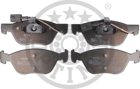 Optimal 10318 - Brake Pad Set, disc brake autospares.lv