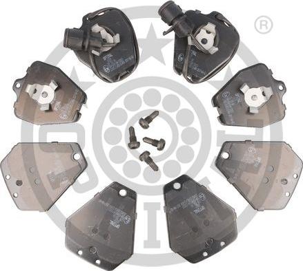 Optimal 10339 - Brake Pad Set, disc brake autospares.lv