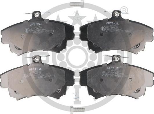 Optimal BP-10335 - Brake Pad Set, disc brake autospares.lv