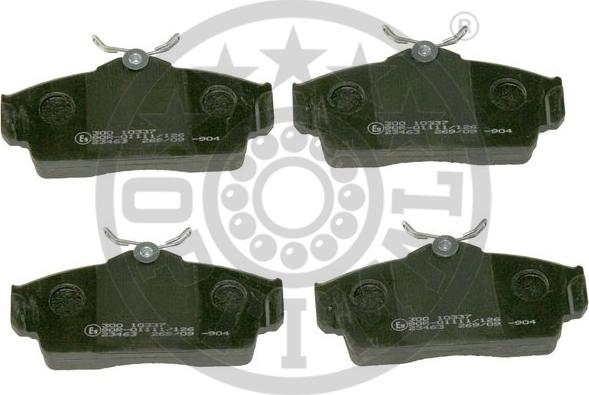Optimal 10337 - Brake Pad Set, disc brake autospares.lv